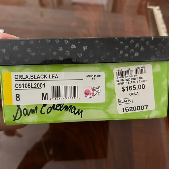 Sam Edelman Black Leather Shoes US 8 - Picture 8 of 9